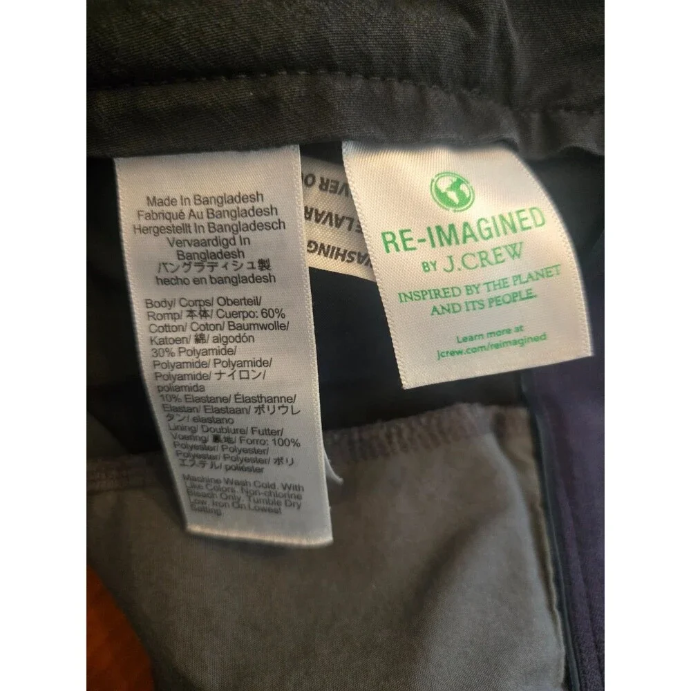 J.Crew Navy Tech Pant 484 Slim – Men's W33 x L30